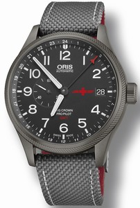 Oris Big Crown ProPilot GMT Rega Grey Textile Strap Limited 2000pcs Worldwide Watch# 0174877104284-Set (Men Watch)