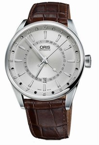 Oris Artix Pointer Moon Date Automatic 38 hrs Power Reserve Brown Leather Watch #0176176914051-0752180FC (Men Watch)