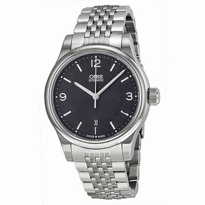 Oris Black Automatic Watch #01-733-7594-4034-07-8-20-61 (Men Watch)