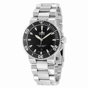 Oris Black Automatic Watch #01-733-7653-4154-07-8-26-01PEB (Men Watch)