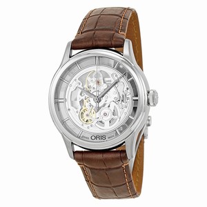 Oris Skeleton Automatic Watch #01-734-7684-4051-07-1-21-73FC (Men Watch)