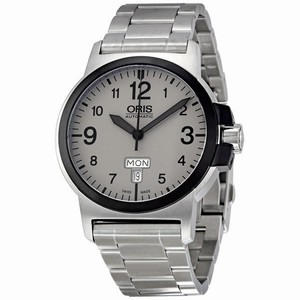 Oris Gray Automatic Watch #01-735-7641-4361-07-8-22-03 (Men Watch)