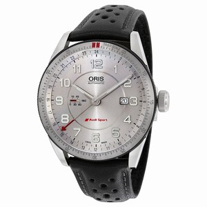 Oris Silver Automatic Watch #01-747-7701-4461LS (Men Watch)