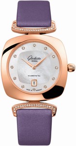 Glashutte Original White Mother Of Pearl Quartz Watch # 03-01-08-05-02 (Women Watch)