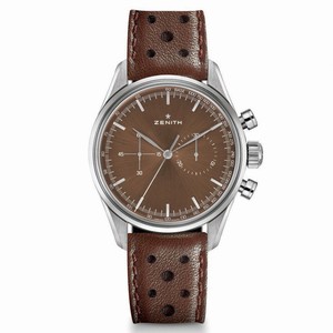 Zenith Automatic Chronograph Brown Leather Watch# 03.2150.4069/75.C806 (Men Watch)