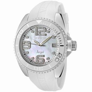 Invicta Swiss Quartz Crystal and Stainless Steel Watch #0493 (Women Watch)