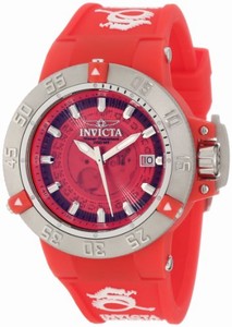 Invicta Swiss Quartz Red Watch #10110 (Women Watch)