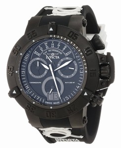 Invicta Subaqua Quartz Chronograph Day Date Silicone Watch # 10188 (Men Watch)