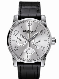 MontBlanc Timewalker Automatic Black Leather # 102367 (Men Watch)