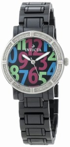 Invicta Swiss Quartz Black Watch #10278 (Women Watch)