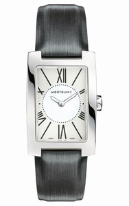 MontBlanc Profile Lady Elegance Quartz Analog Black Leather Watch# 107312 (Men Watch)