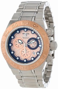 Invicta Swiss Quartz rose gold Watch #10849 (Men Watch)