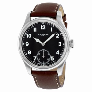 MontBlanc Black Hand Wind Watch #112638 (Men Watch)