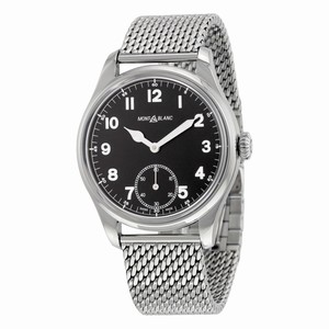 MontBlanc Black Hand Wind Watch #112639 (Men Watch)