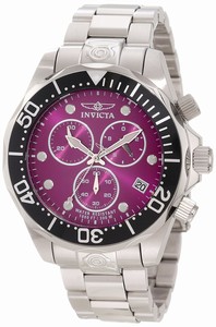Invicta Purple Quartz Watch #11490 (Men Watch)