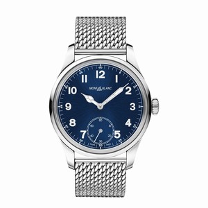 MontBlanc Blue Hand Wind Watch # 114958 (Men Watch)