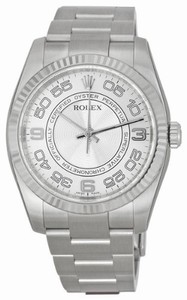 Rolex Self-Winding Dial color Silver Concentric Watch # 116034SCAO (Women Watch)
