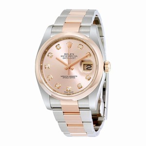 Rolex Automatic Dial color Pink Watch # 116201PDO (Men Watch)