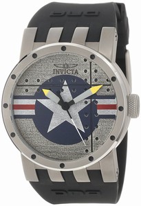 Invicta DNA Quartz Analog Black Silicone Watch # 11649 (Men Watch)