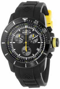 Invicta Black Dial Stainless Steel Band Watch #11748 (Men Watch)