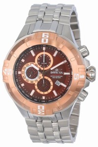 Invicta Japanese Quartz Brown Watch #12357 (Men Watch)