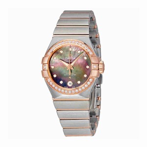 Omega Tahiti Mother Of Pearl Dial Fixed Band Watch #123.25.27.20.57.006 (Men Watch)