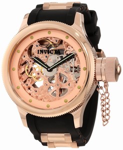 Invicta Rose Gold Dial Luminous Watch #1244 (Men Watch)