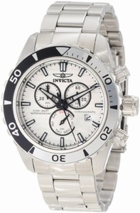 Invicta Swiss Quartz White Watch #12444 (Men Watch)