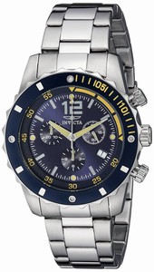 Invicta Blue Dial Stainless steel Band Watch # 1246 (Men Watch)