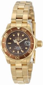 Invicta Japanese Quartz Brown Watch #12524 (Women Watch)