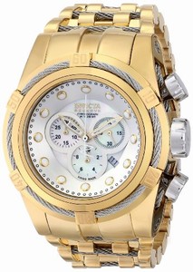 Invicta Swiss Quartz Mother of pearl Watch #12757 (Men Watch)