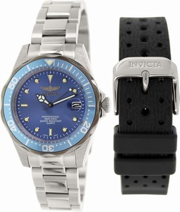Invicta Blue Dial Stainless Steel Band Watch #12813 (Men Watch)