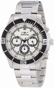 Invicta Japanese Quartz Silver Watch #12841 (Men Watch)