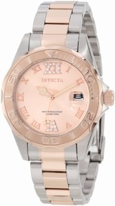 Invicta Japanese Quartz Gold Watch #12853 (Women Watch)