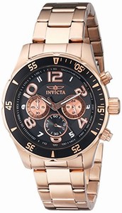 Invicta Japanese Quartz Black Watch #12914 (Men Watch)