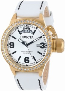 Invicta Japanese Quartz Silver Watch #12967 (Women Watch)