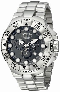 Invicta Grey Dial Stainless Steel Band Watch #13082 (Men Watch)