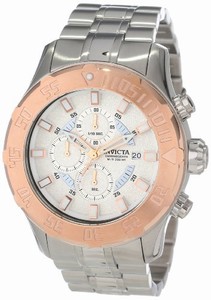 Invicta Japanese Quartz Silver Watch #13108 (Men Watch)