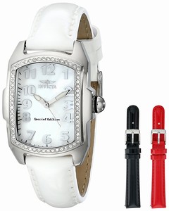 Invicta White Dial Stainless Steel Band Watch #13612 (Women Watch)