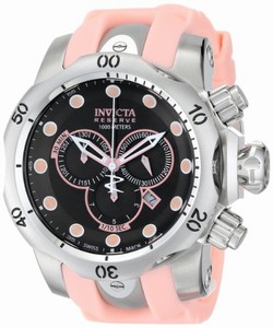 Invicta Swiss Quartz Black Watch #14005 (Men Watch)