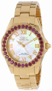 Invicta Swiss Quartz Mother of pearl Watch #14152 (Women Watch)