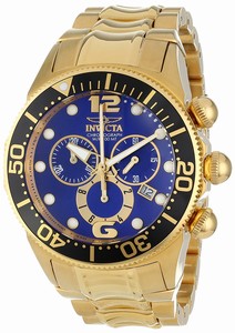 Invicta Blue Dial Stainless Steel Band Watch #14205 (Men Watch)