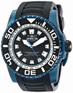 Invicta Pro Diver Quartz Analog Black Polyurethane Watch # 14667 (Men Watch)