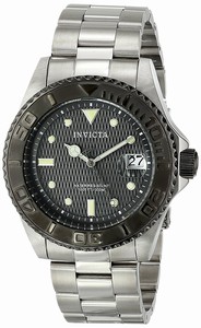 Invicta Grey Dial Stainless Steel Band Watch #14758 (Men Watch)
