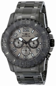 Invicta Grey Dial Stainless Steel Band Watch #15024 (Men Watch)