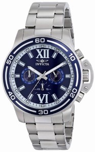 Invicta Japanese Quartz Blue Watch #15057 (Men Watch)