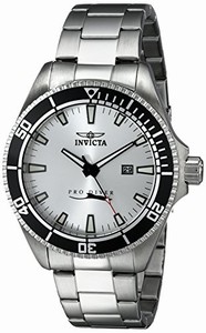 Invicta Japanese Quartz Silver Watch #15183SYB (Men Watch)