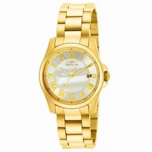 Invicta Quartz Mother of Pearl Watch #15235 (Women Watch)