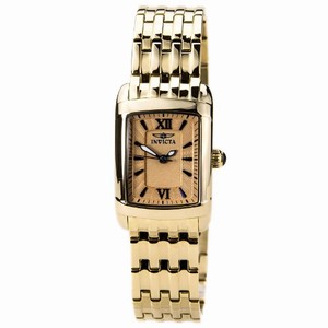 Invicta Quartz Champagne Watch #15375 (Women Watch)