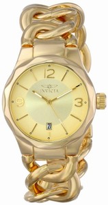 Invicta Japanese Quartz Gold Watch #15407 (Women Watch)